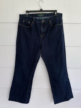 Ralph Lauren Classic Bootcut Dark Wash Jeans Women’s Size 10 Western Equestrian